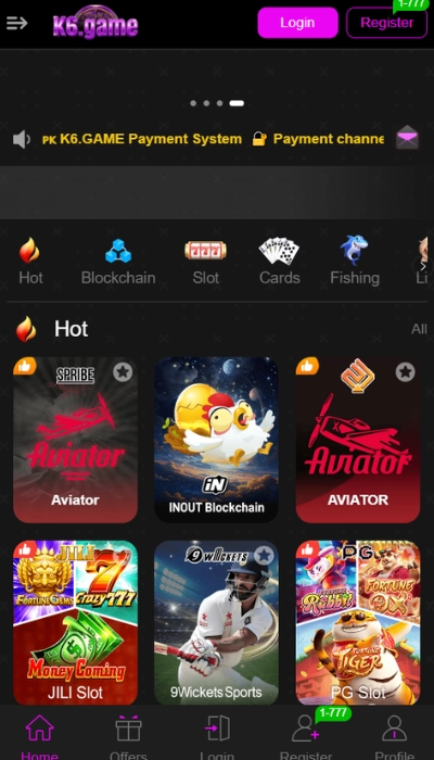 K6 Game Dashbord image